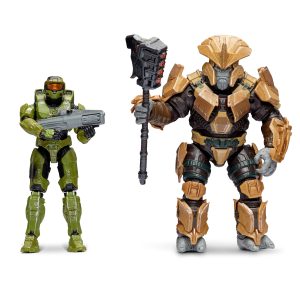 Halo Two Figure Pack - Master Chief vs. Brute Chieftain