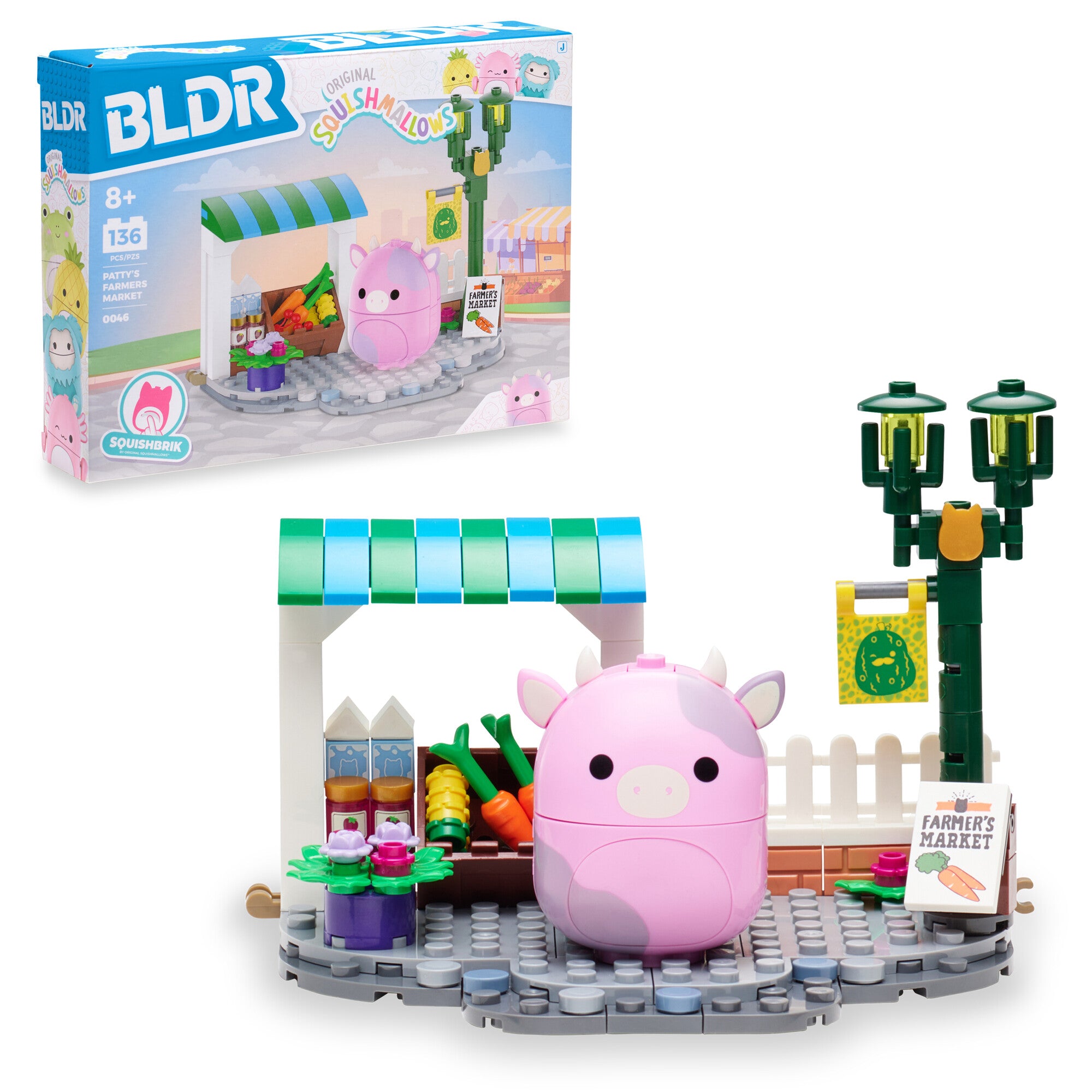 Squishmallows Patty's Farmers Market Building Set