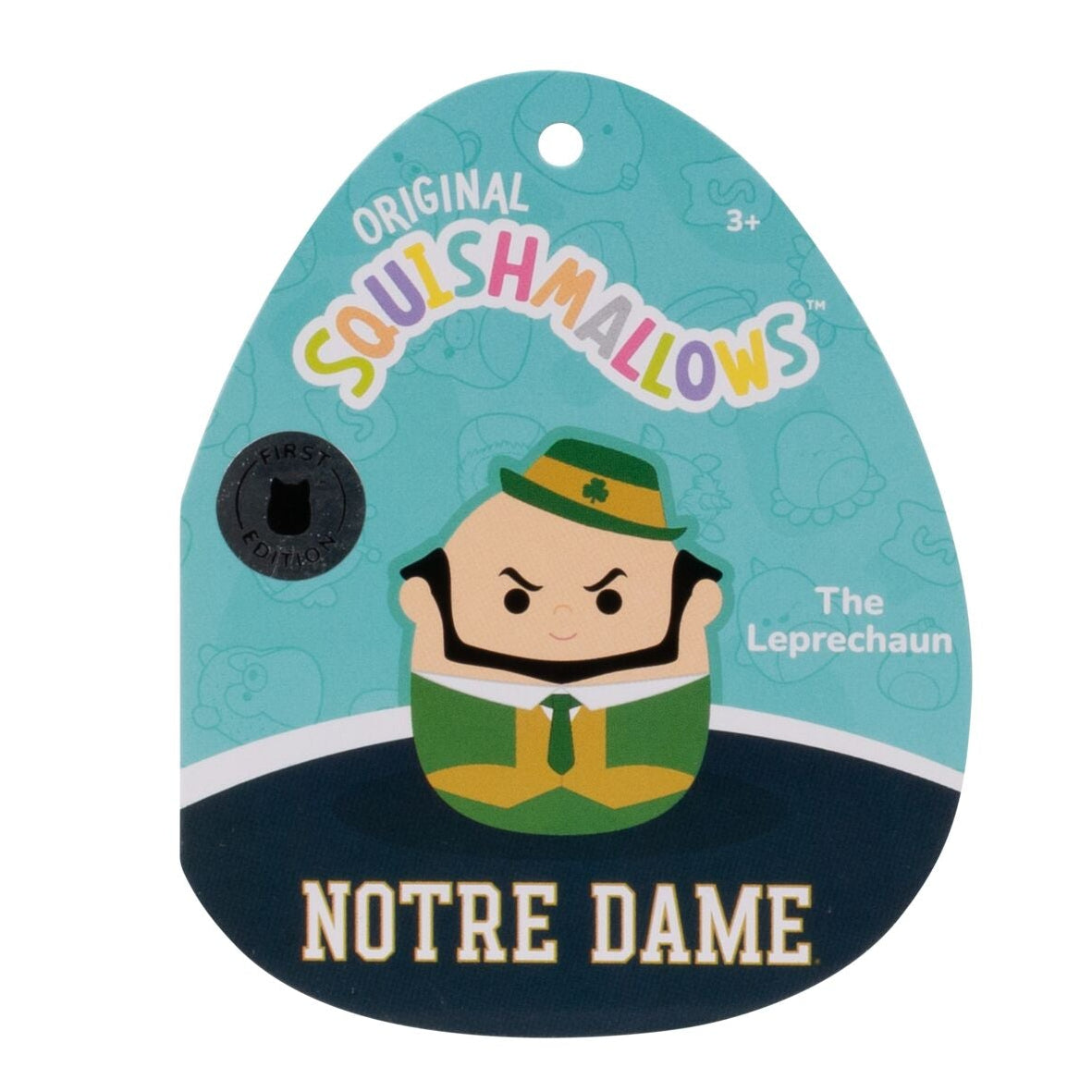 Notre Dame 3.5-Inch Leprechaun Plush Clip - Image 6