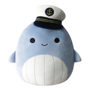 8-Inch Samir Blue Whale with Sailor Hat