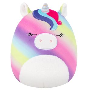 8-Inch Clarissa the Rainbow Unicorn with Fuzzy Belly
