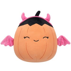 8-Inch Margie the Pastel Orange Pumpkin in Pink Devil Costume