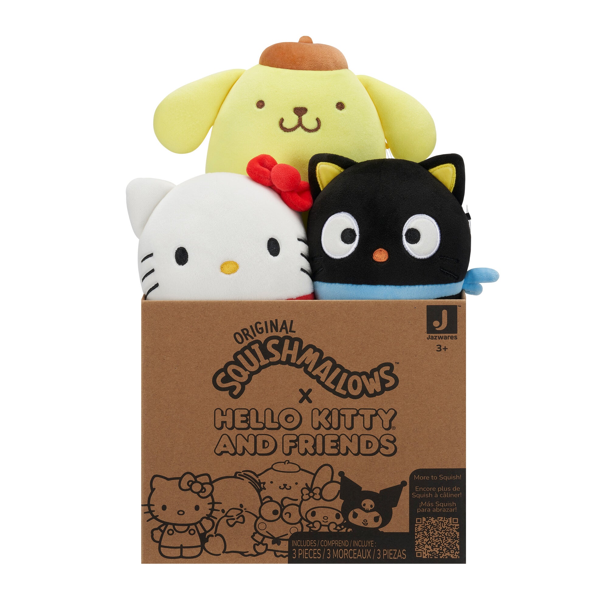 Hello Kitty and Friends 5-Inch Squishmallows Mystery 3-Pack